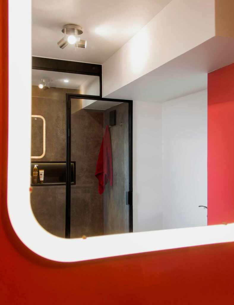 Miroir - Aménagement sur mesure d’une salle de bain - Cocré-art - Paris, Ile de France, Essonne, Montreuil, ris orangis